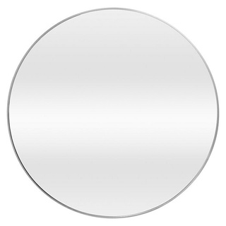 Spiegel rund Levi  (Durchmesser: 60 cm, Silber)