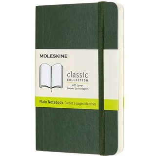 Notizbuch Pocket A6 blanko Softcover myrtengrün