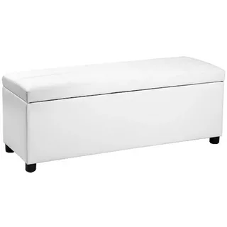 Corium Sitzbank Bukit Weiß 118 x 37 x 43 cm