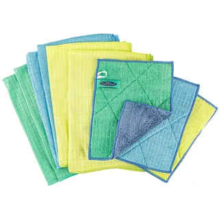 Aqua Clean Kristall Sonnenschein Geschirrtücher & Spültücher 9er Set – saugstark & streifenfrei