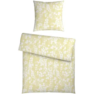 Esposa Bettwäsche, Gelb, Textil, Floral, 135x200 cm, pflegeleicht, hautfreundlich, Schlaftextilien, Bettwäsche, Bettwäsche