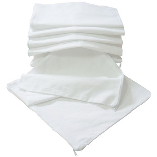 Nurtextil24 Kissen-Inlett 100% Baumwolle 20 Größen in Weiß mit Reißverschluss ohne Füllung 60 x 80 cm