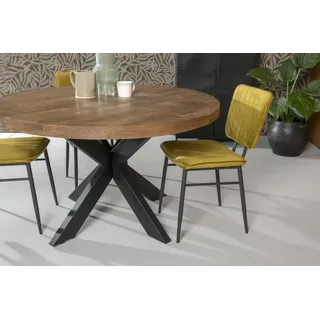Mangoholz massiv Esszimmertisch Sturdy Tafel Dinnertisch 150cm x 78cm Holz/Stahl