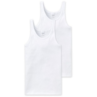 Schiesser Tanktop Essentials (2-tlg) Tank-top unterhemd unterzieh-shirt weiß 5