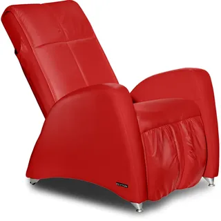 Massagesessel Fernsehsessel KEYTON Deco | Leder rot