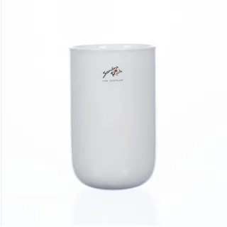 Sandra Rich Dekovase SANDRA RICH Porzellan- VASE ROUNDED 16,5cm.Runde Tischvase creme-WEISS weiß