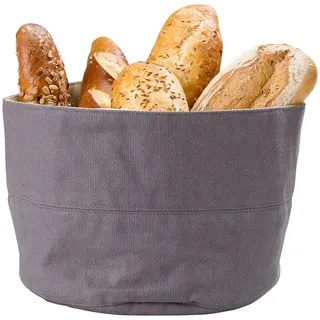 Rosenstein & Söhne Brotkorb Stoff: Brotkorb aus 100% Baumwolle, waschbar, Ø 20 cm (Frühstücksbeutel, Brot-Tasche, Beutel)