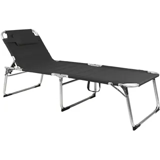 Mojawo XXL Gartenliege Anthrazit