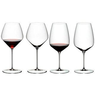 RIEDEL THE WINE GLASS COMPANY Rotweinglas Veloce Rotweingläser 4er Set, Glas weiß