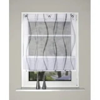 HOME WOHNIDEEN Magnetrollo Tudor 45 x 130 cm grau