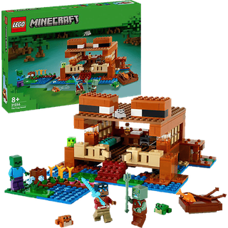 LEGO Minecraft 21256 Das Froschhaus Bausatz, Mehrfarbig
