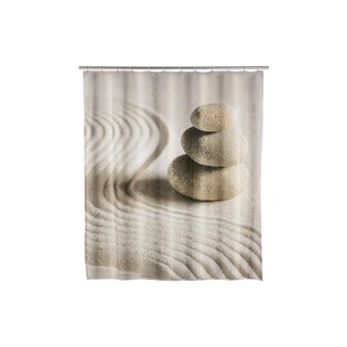 Duschvorhang sand Polyester B/L: ca. 200x180 cm - sand