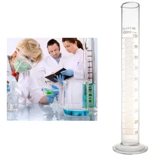 100 Ml Kunststoff Messzylinder Flüssigkeitsmesswerkzeuge Für Chemie Küche Dickes Glas Transparentes Messglas Messzylinder Aus Glas