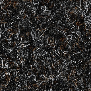 BODENMEISTER Teppichboden "Nadelfilz Bodenbelag Merlin" Teppiche Gr. B/L: 200 cm x 400 cm, 5,2 mm, 1 St., schwarz (schwarz braun) Teppichboden