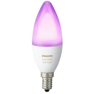Philips Hue LED-Lampe White & Color Ambiance  (E14, 5,3 W, RGBW, Bedienung von unterwegs, 1 Stk.)