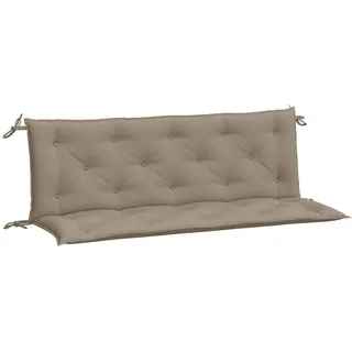 vidaXL Gartenbank-Auflagen 2 Stk. Taupe 150x50x7 cm Oxford-Gewebe