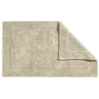 Erwin Müller Badematte Badteppich "Stuttgart", Höhe 15 mm, eckig, Uni beige|braun eckig | 60 cm x 100 cm x 15 mm