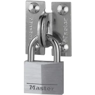Master Lock 914060REURD Set aus Stahl + Schloss Vorhängeschloss Alu 40mm