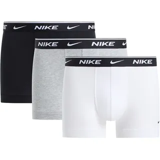Nike Essential Cotton Stretch Trunk 3er Pack Braun / Weiß L