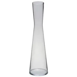 INNA-Glas Bodenvase Schlanke Bodenvase Syrma aus Glas, transparent, 60 cm, Ø 14,5 cm weiß