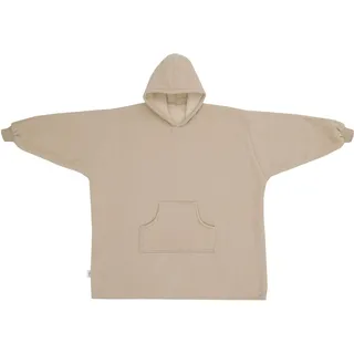 s.Oliver Lounge Hoodie Decke mit Ärmeln 110 x 100 cm Beige