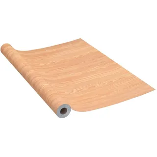 vidaXL Möbelfolie Selbstklebend Ahorn 500 x 90