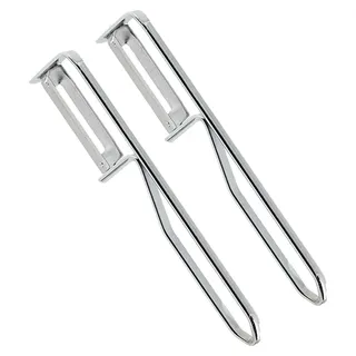 Fackelmann Sparschäler 2er Set Edelstahl Silber