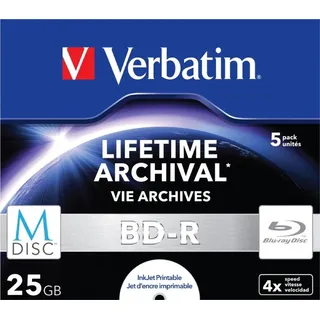 Verbatim M-Disc BD-R 25GB 4x bedruckbar