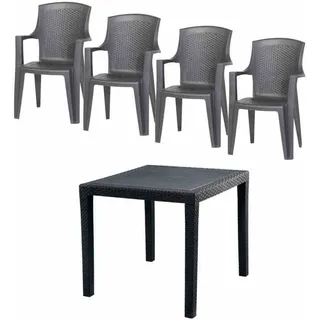 PROGARDEN Eden/King Set 5-tlg. Anthrazit