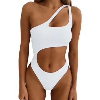 Generisch Festival Outfit Damen Rave Outfit Oberteil Badeanzug 2-Teilig Neon Rave Body Sexy Niedrig Geschnitten mit Y2K Langarm Crop Top Cover-Up Bikini Clubwear Kleidung Damen Schwarz L