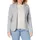 IHKATE BL Damen Kurzblazer Jacke Ein-Knopf-Blazer mit Stretch und Reverskragen Größe XS Farbe Grey Melange 10020