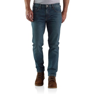 Carhartt Regular-fit-Jeans Carhartt Herren Jeans Rugged Flex Relaxed Fit Low Rise 5-Pocket Tapered Jean braun