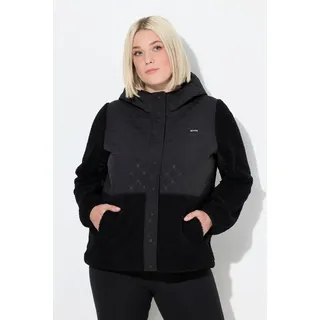 Ulla Popken Fleecejacke Schwarz L-XL