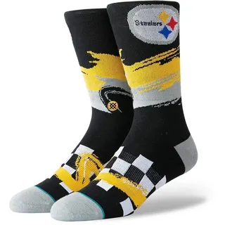 Stance Herren Steelers Wave Racer Socken, Black, S