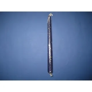 Weihnachtskerze - Spitzkerze - blau - mit Stern
