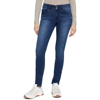 Tom Tailor Damen Jeans ALEXA Skinny Fit Blau 10282 Normaler Bund Reißverschluss W 34 L 32