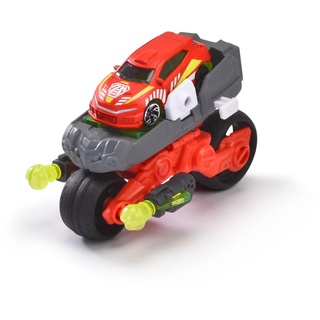 Dickie Toys - Transformator-Fahrzeug Drohnen-Bike - 12 cm, 2-in-1 Fahrzeug (Motorrad & Luftfahrzeug) für Kinder ab 3 Jahren, Kinder-Spielzeug mit ...