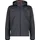 MAN JACKET ZIP HOOD ANTRACITE MEL-RUGGINE