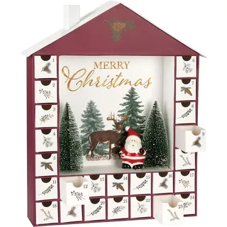 Brubaker Haus 2025 Adventskalender zum Befüllen 44 cm