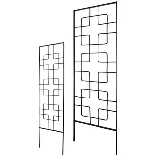 WINDHAGER Rankgitter ZEN 122 x 30 cm Schwarz