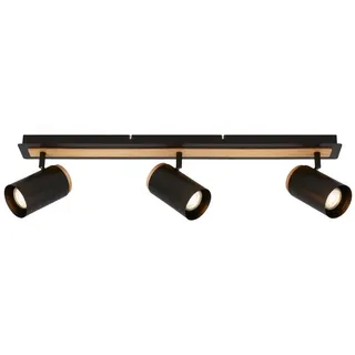 Deckenstrahler Deckenleuchte Deckenlampe Schlafzimmer Schwenkbar 3-flammig Flur - Schwarz