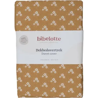 Bibelotte Unter den Blumen Bettbezug Senfgelb 140 x 220 cm - Gelb