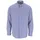 Regular Fit Popeline mit Vichy-Karo blau 3XL