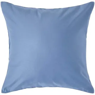 Homescapes Kissenbezug 40 x 40 cm Blau