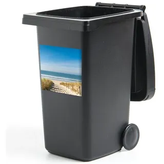 MuchoWow Wandsticker Strand - Meer - Düne - Sand - Sommer (1 St), Mülltonnen-Aufkleber, Mülleimer, Mülltonne, Sticker, 40x40 cm bunt 40 cm x 40 cm x 0.1 cm