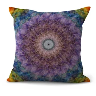 Kissenbezug 80x80 Gelb Blau Lila Kopfkissenbezug 80x80 Sanft Baumwolle Leinen sofakissen mit Reißverschluss Dauerhaft Kissenbezüge 80x80 Knitterfreie Starke Atmungsaktivität Couchkissen 1 Pcs
