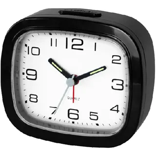 Vintage-Wecker mit Alarm- & Snoozefunktion, geräuscharm, Hintergrundbeleuchtung