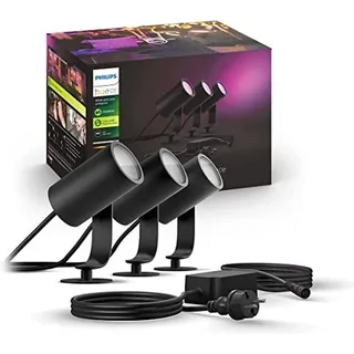 Philips Hue White & Color Ambiance Lily Gartenstrahler Basis Set 3Er Pack (1.770