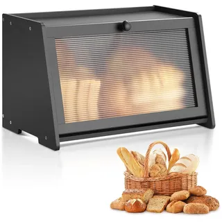 Vevor Brotkasten Holz Schwarz