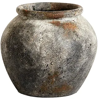Muubs - Echo Krug, Ø 30 x 25 cm, rostgrau